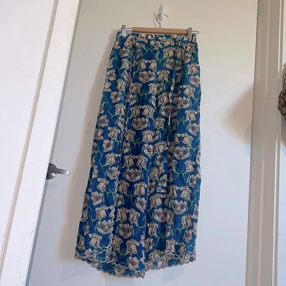 Johnny was silk Floral flowing pants  Sz XS - Picture 2 of 6